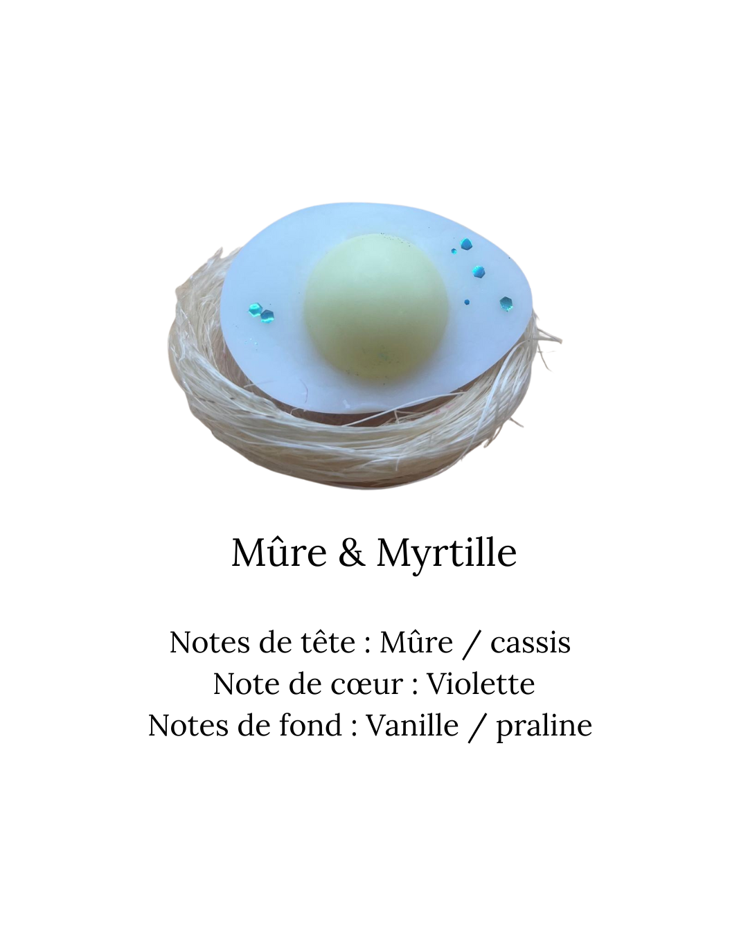 Fondant parfumé Demi-Oeuf