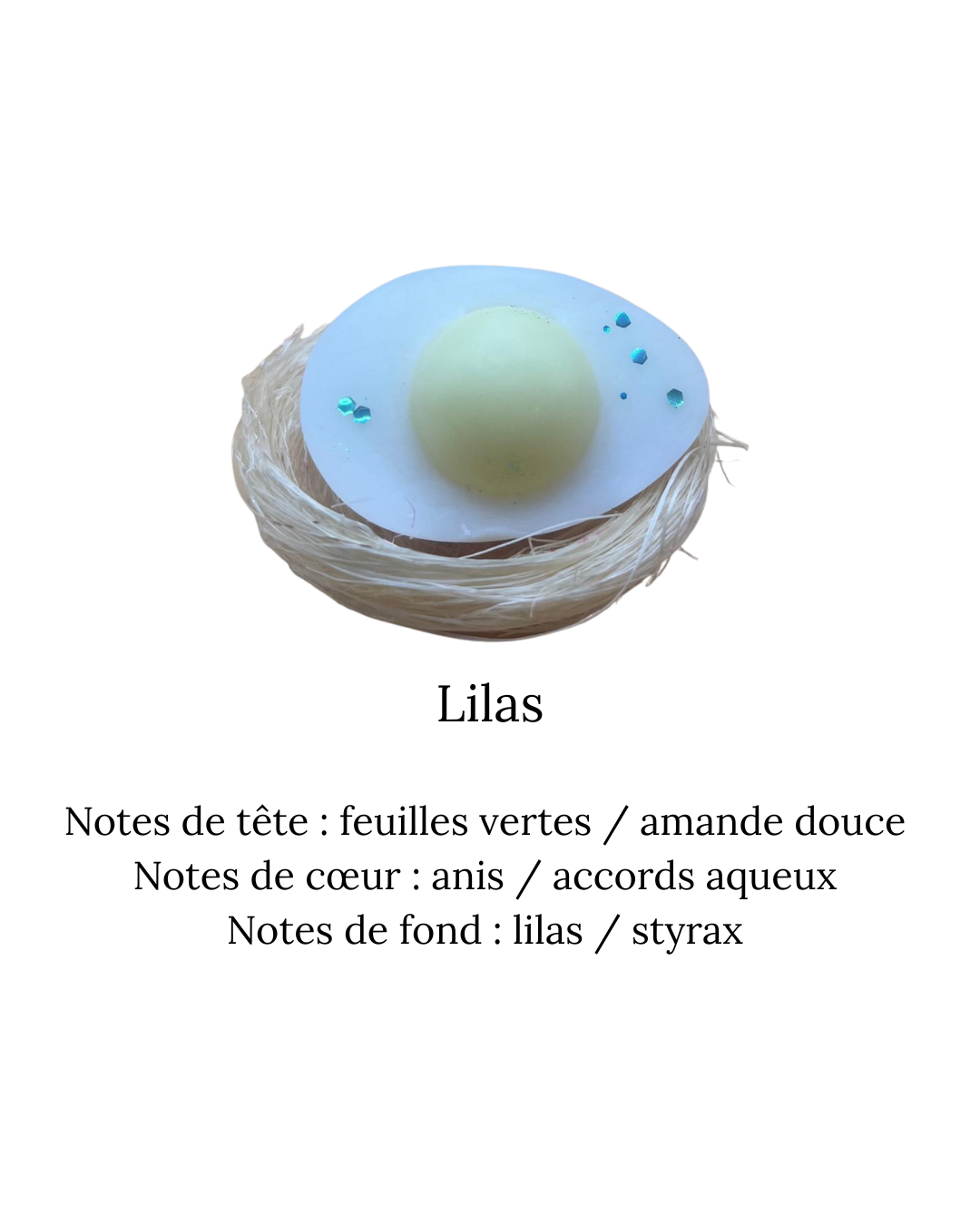 Fondant parfumé Demi-Oeuf