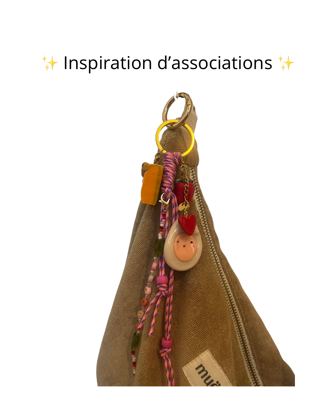 🌿 Bijou de sac personnalisable – Crée ton talisman unique ✨