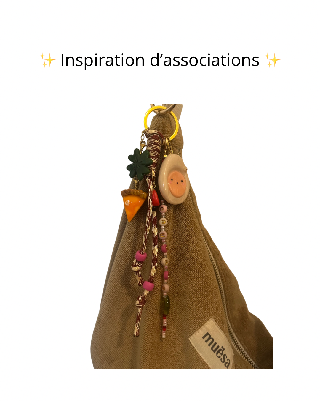 🌿 Bijou de sac personnalisable – Crée ton talisman unique ✨