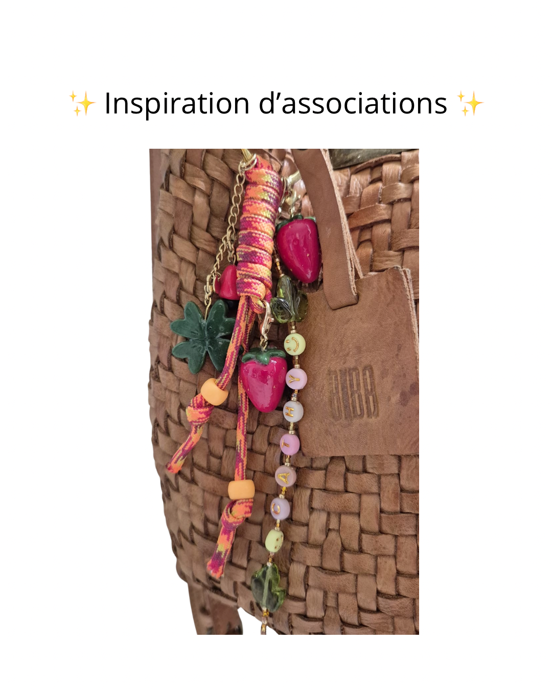 🌿 Bijou de sac personnalisable – Crée ton talisman unique ✨