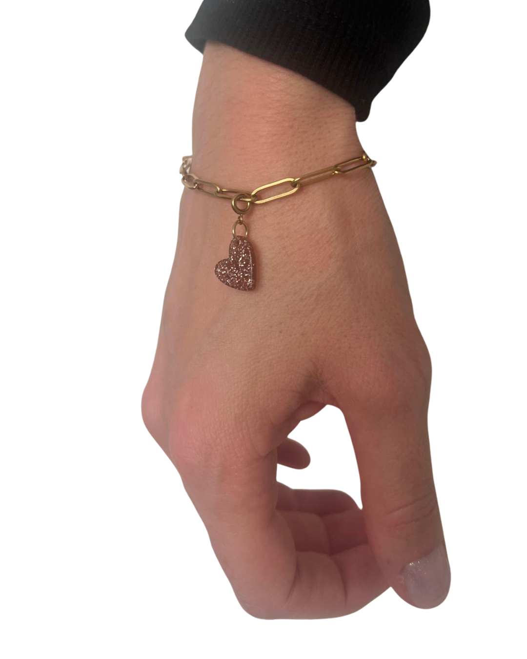 Pampille Résine pailletée ✨