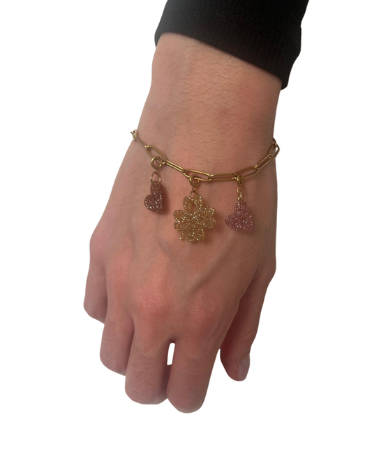 Pampille Résine pailletée ✨